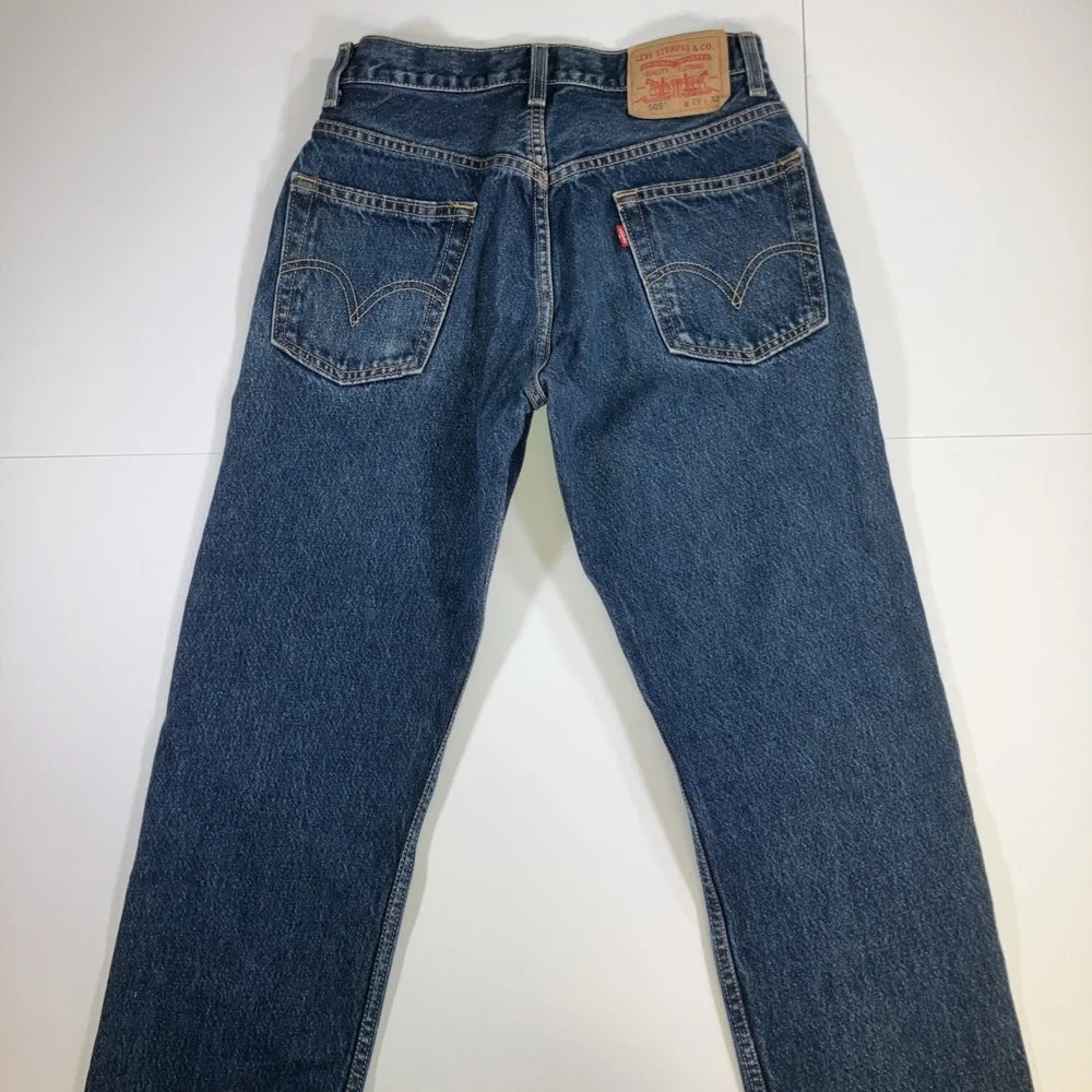 Vintage Levi's 505 Regular Fit Jeans Mens 29x32 Medium Wash Y2K